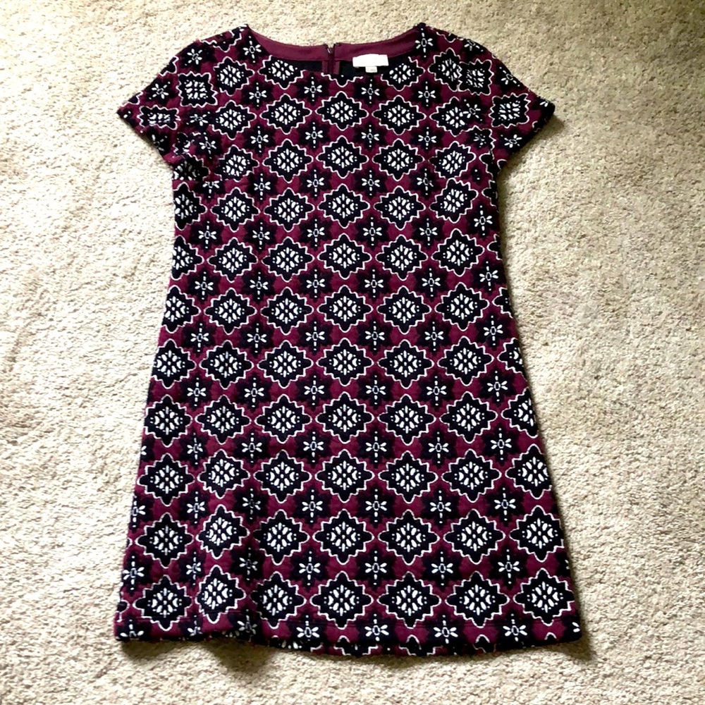 Loft short sleeve dress size S